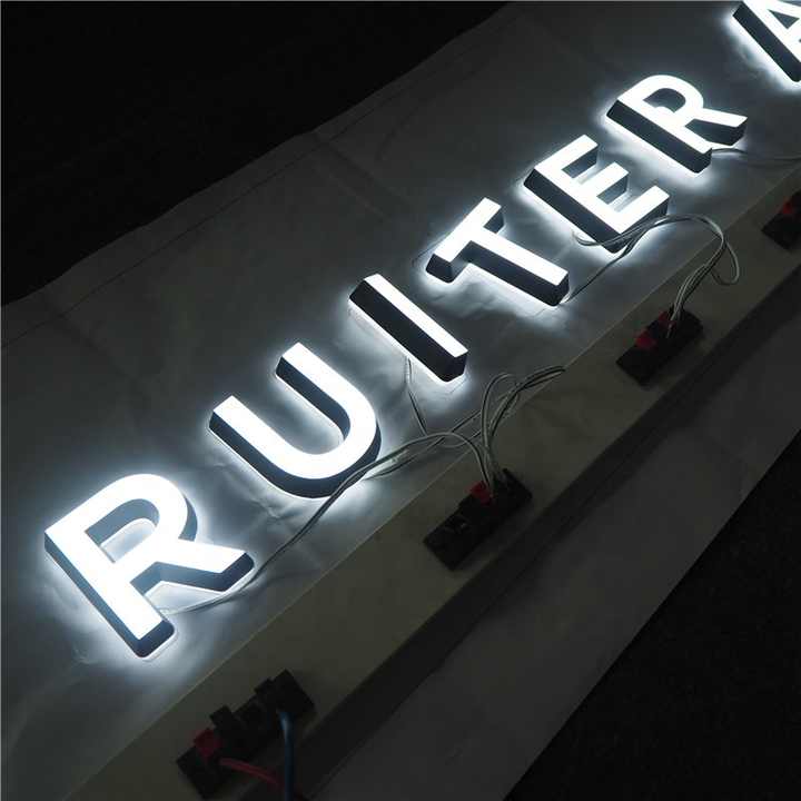 Acrylic Mini Channel Letters sign – Custom LED Illuminated Sign for Storefronts, Retail Shops, Salons & Indoor Business Branding