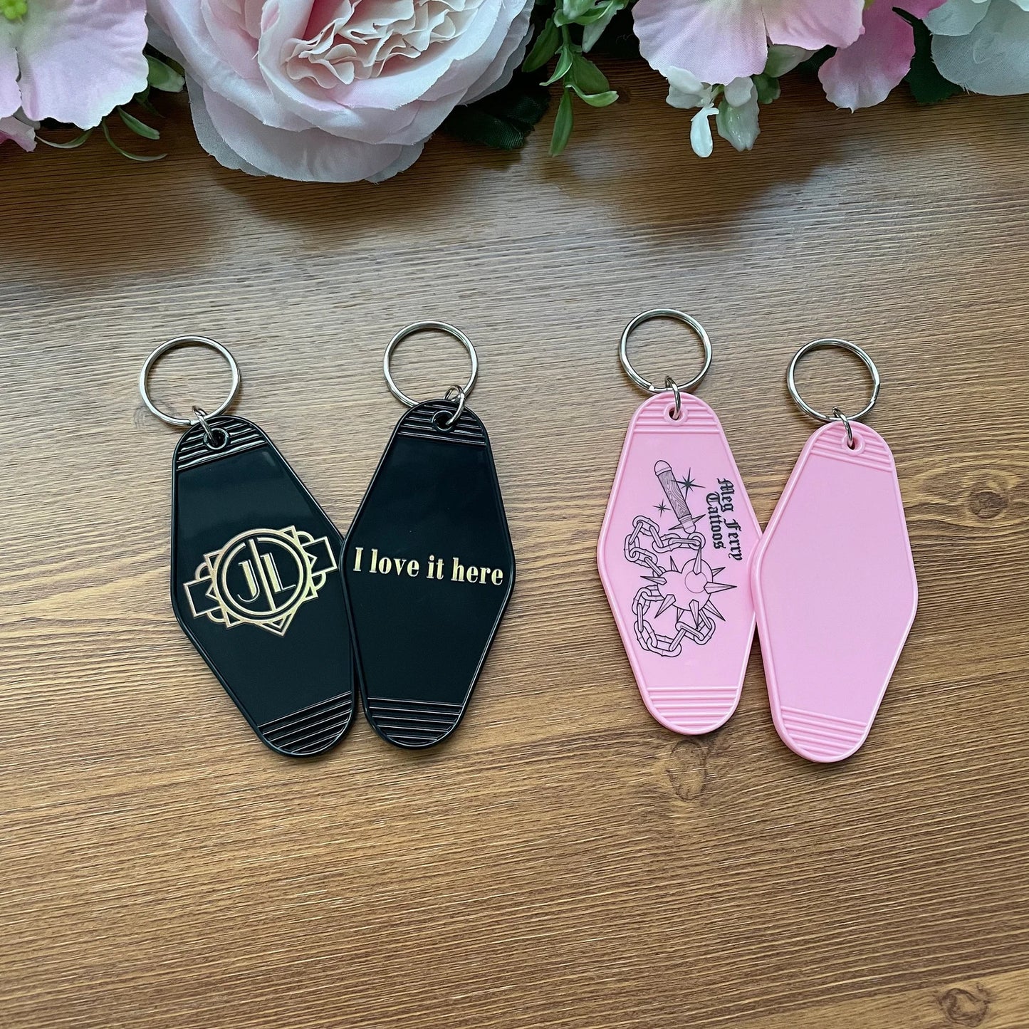 Custom Hotel Motel Resort Keychain, Custom Plastic Key Tags