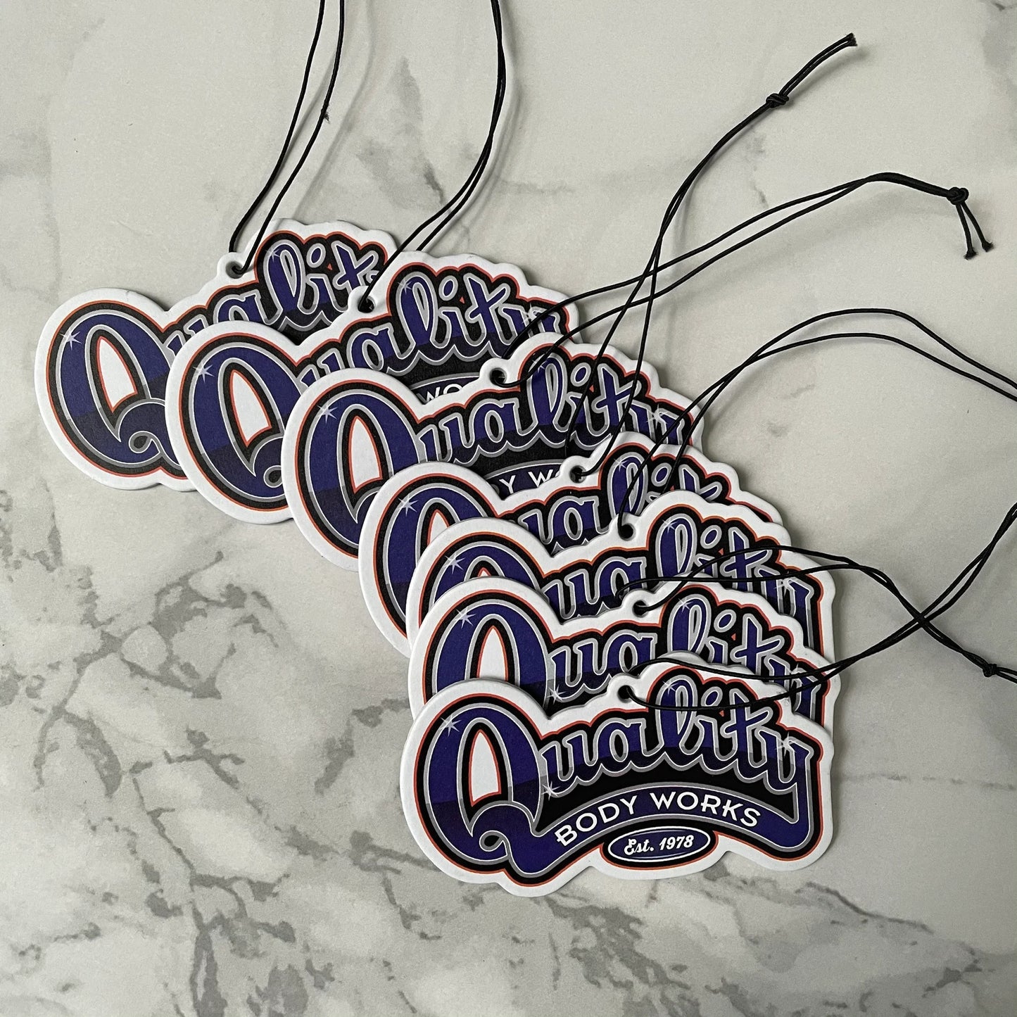 Wholesale custom design paper car air freshener Different smells custom air freshener car with logo (MOQ50)