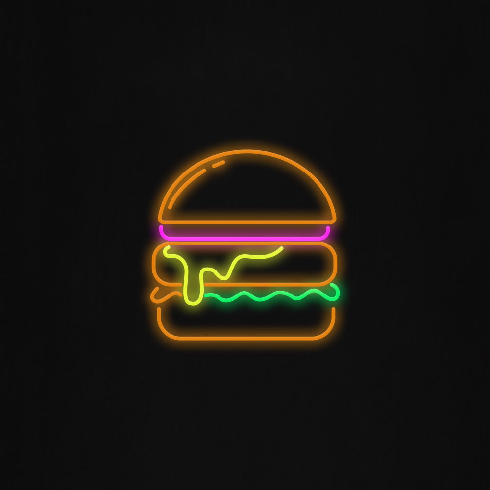 hamburger LED Neon Sign