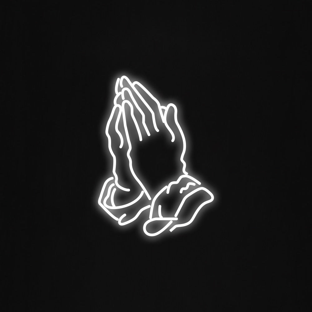 Praying Hands LED Neon Sign
