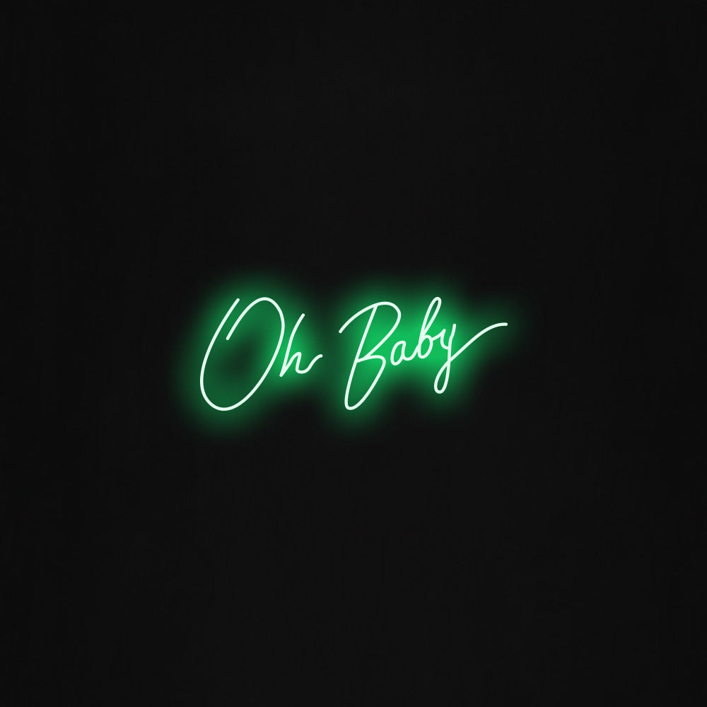 oh baby LED Neon Sign