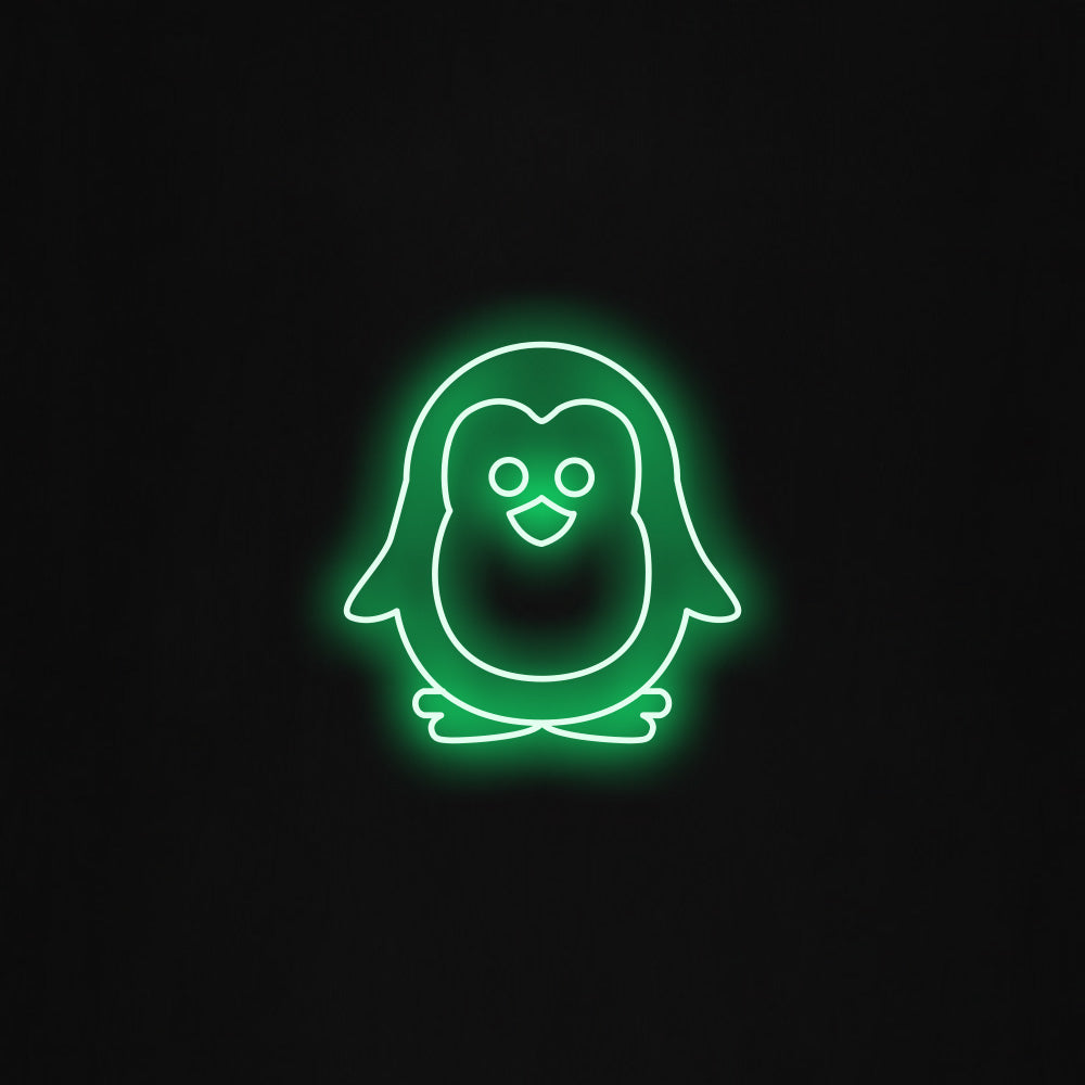 Penguin LED Neon Sign