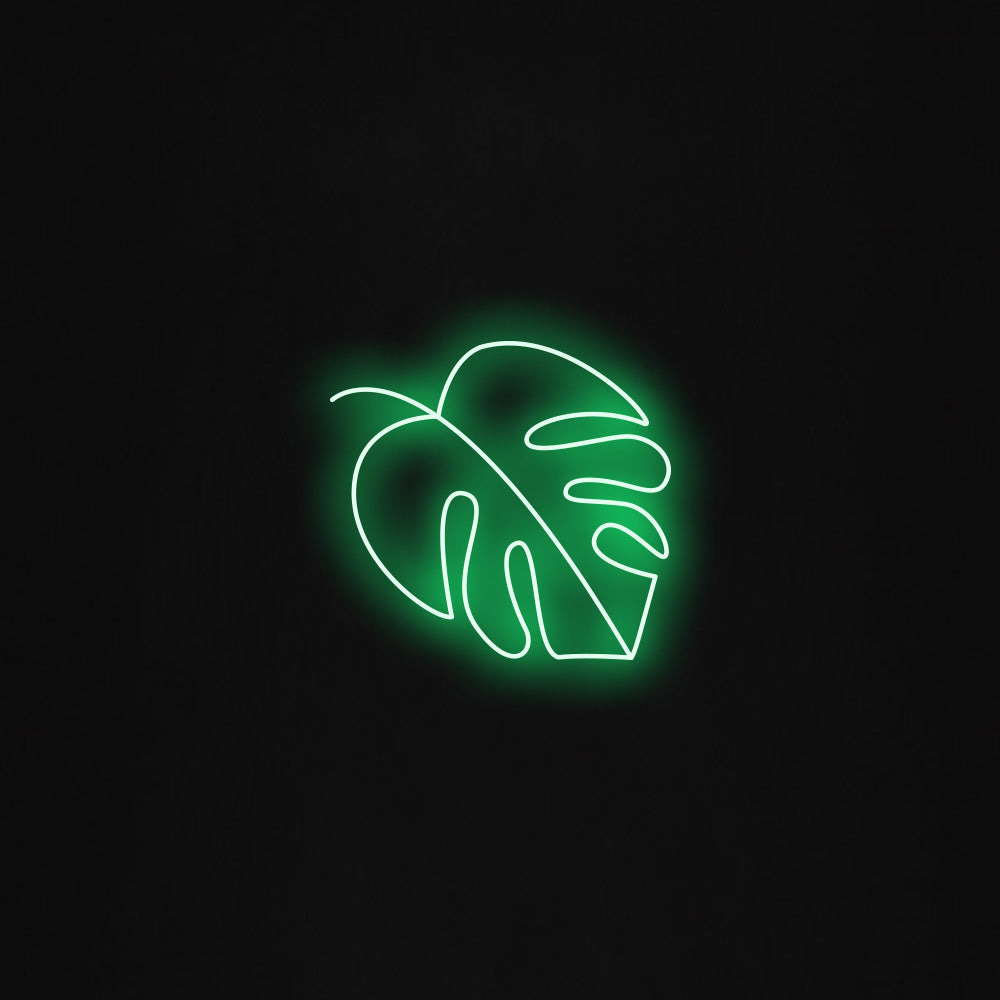Monstera leaf LED Neon Sign