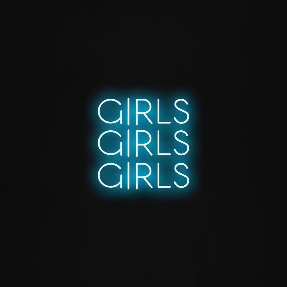 girls girls girls LED Neon Sign
