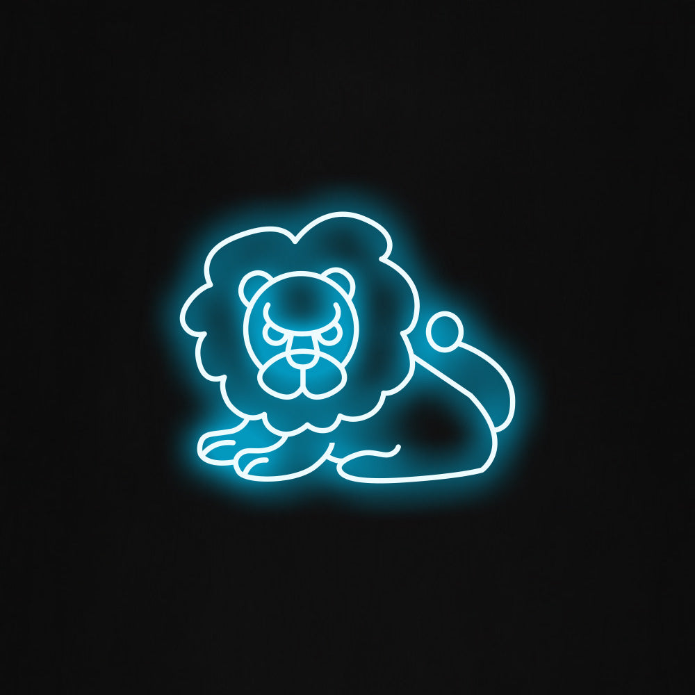 Lion LED Neon Sign