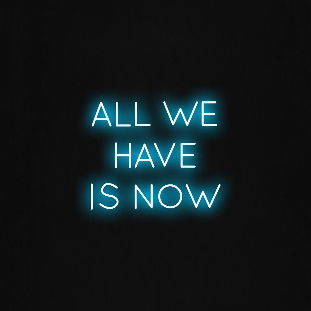 All we have is now LED Neon Sign