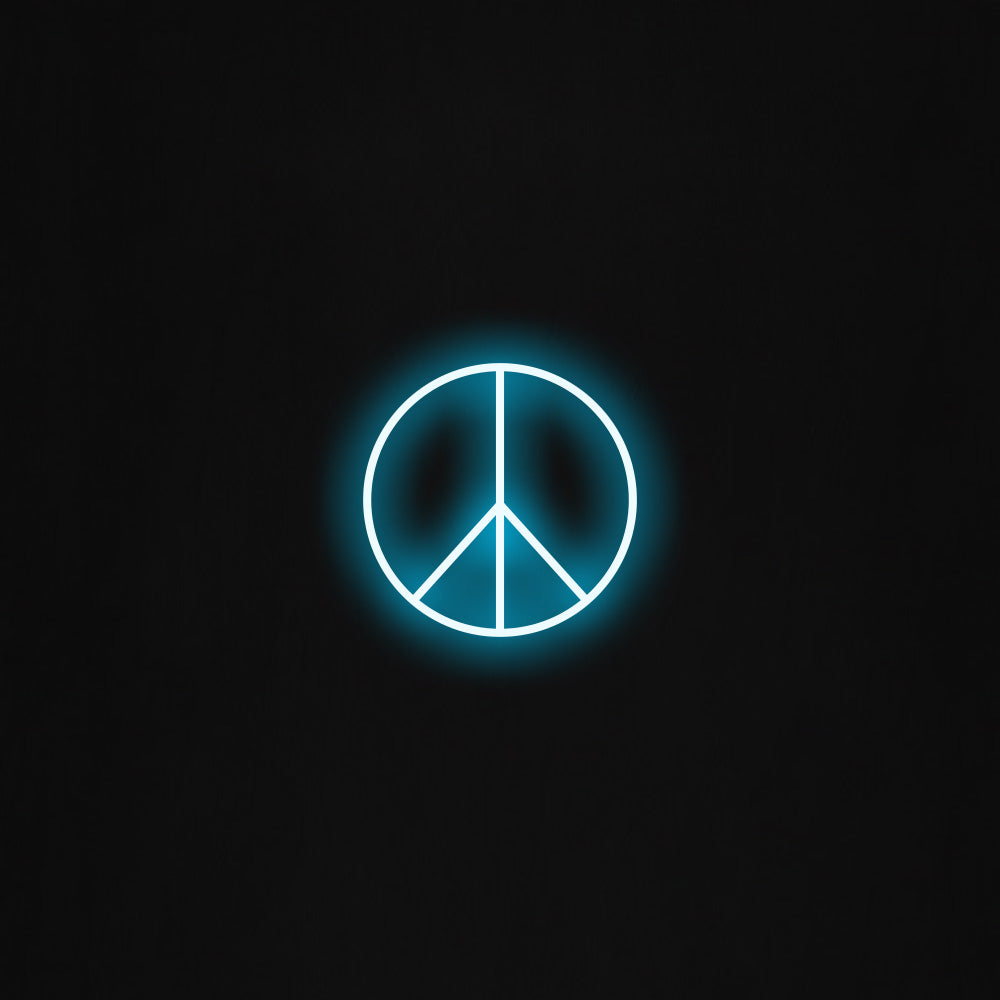 Peace sign LED Neon Sign