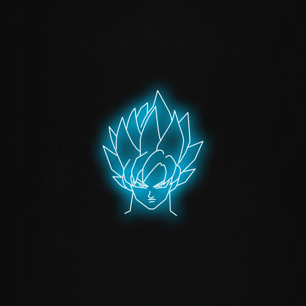 Dragon Ball Super Saiyan Goku LED Neon Sign