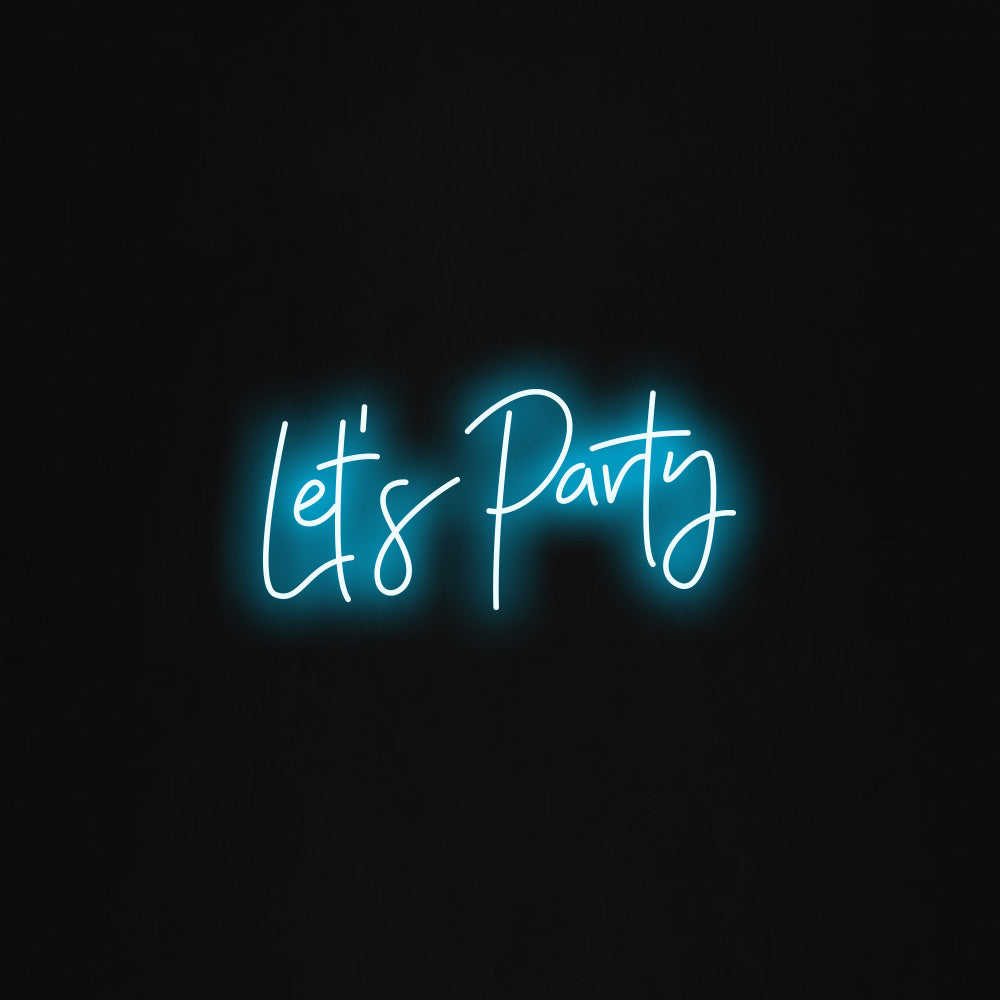 let's party LED Neon Sign