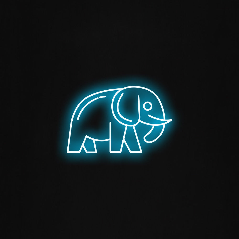 Elephant LED Neon Sign