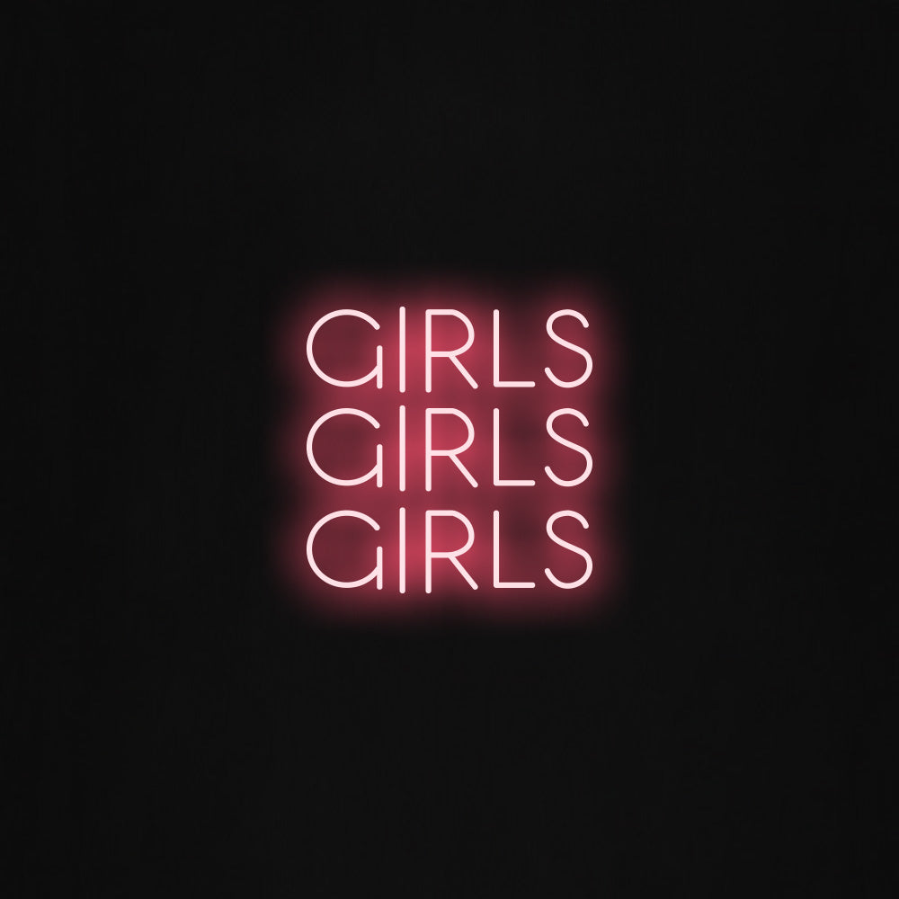 girls girls girls LED Neon Sign