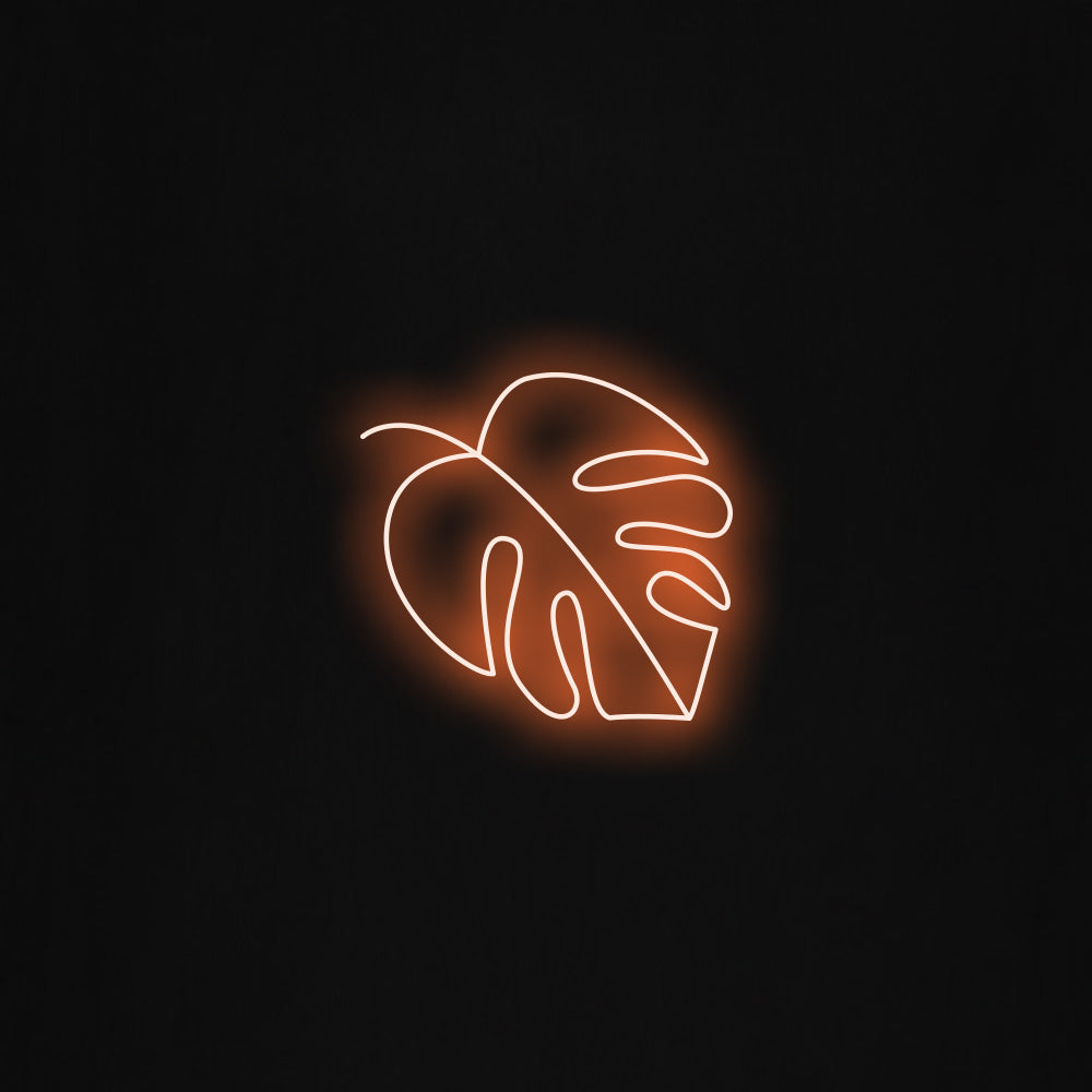 Monstera leaf LED Neon Sign