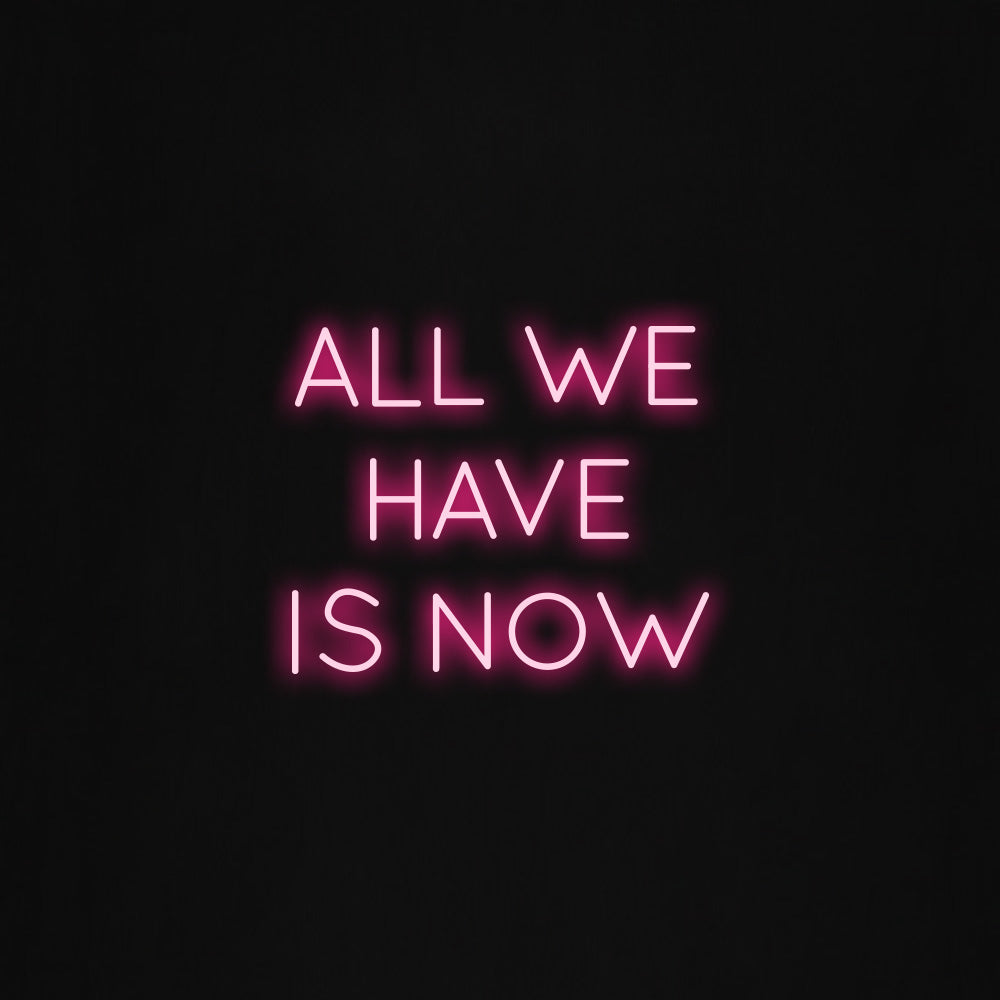 All we have is now LED Neon Sign