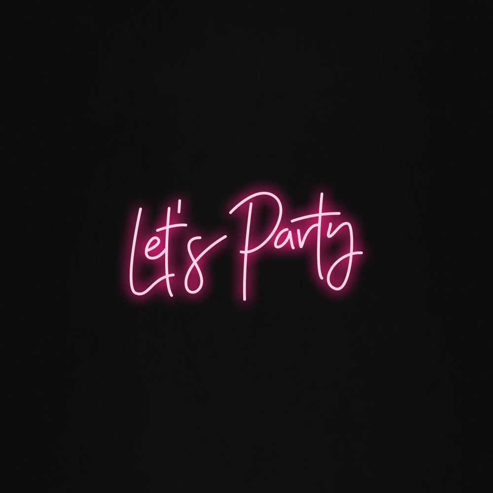 let's party LED Neon Sign
