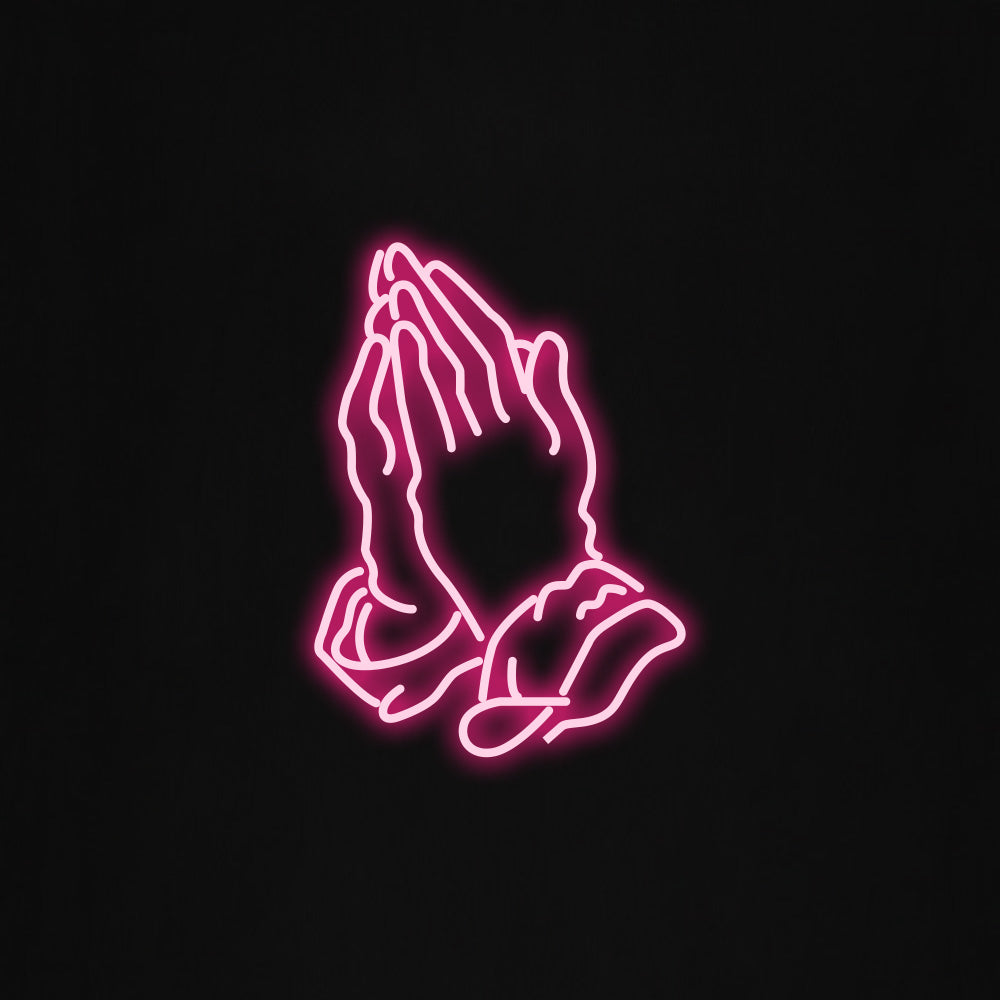 Praying Hands LED Neon Sign