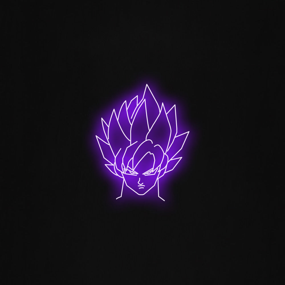 Dragon Ball Super Saiyan Goku LED Neon Sign