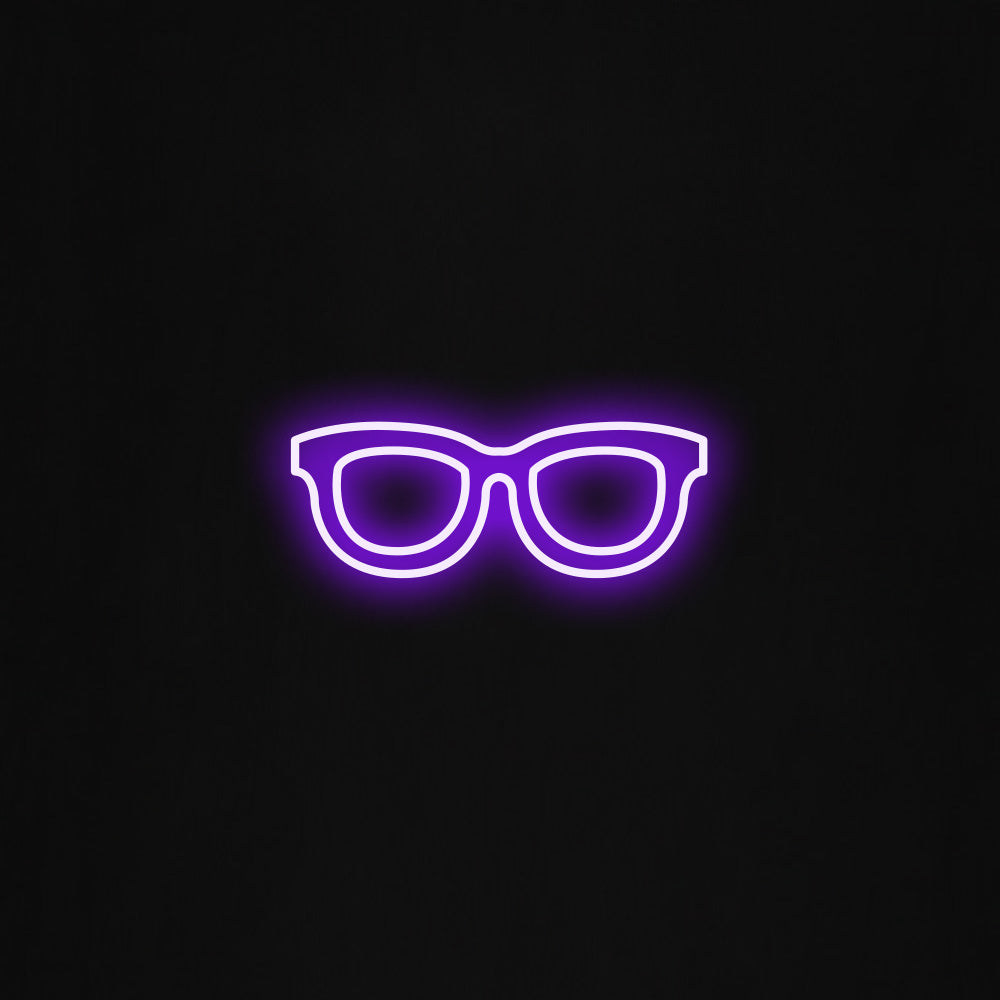 glasses LED Neon Sign