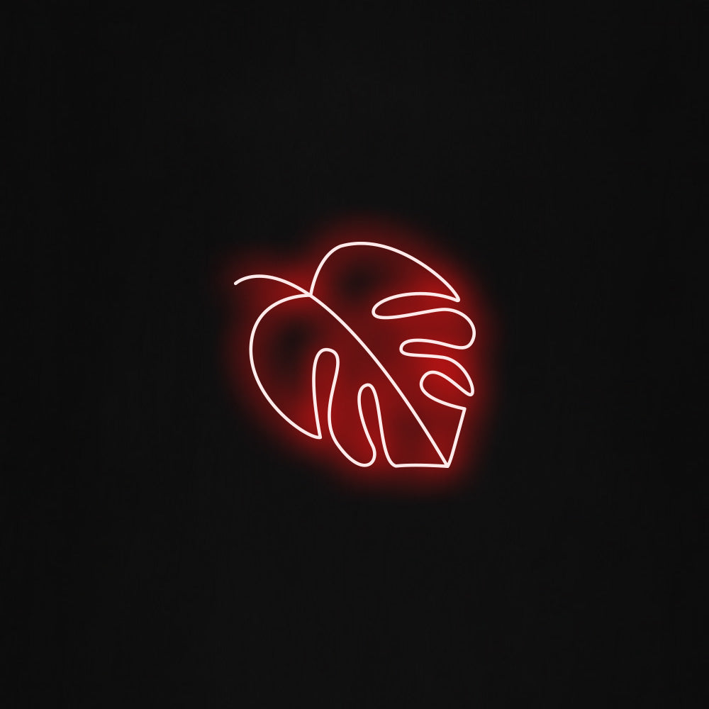 Monstera leaf LED Neon Sign