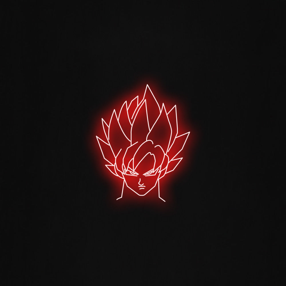 Dragon Ball Super Saiyan Goku LED Neon Sign