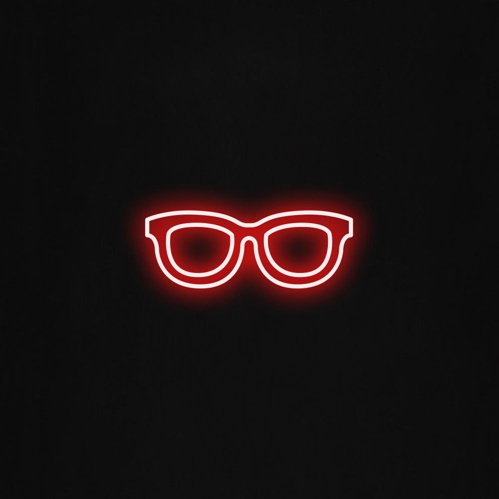 glasses LED Neon Sign