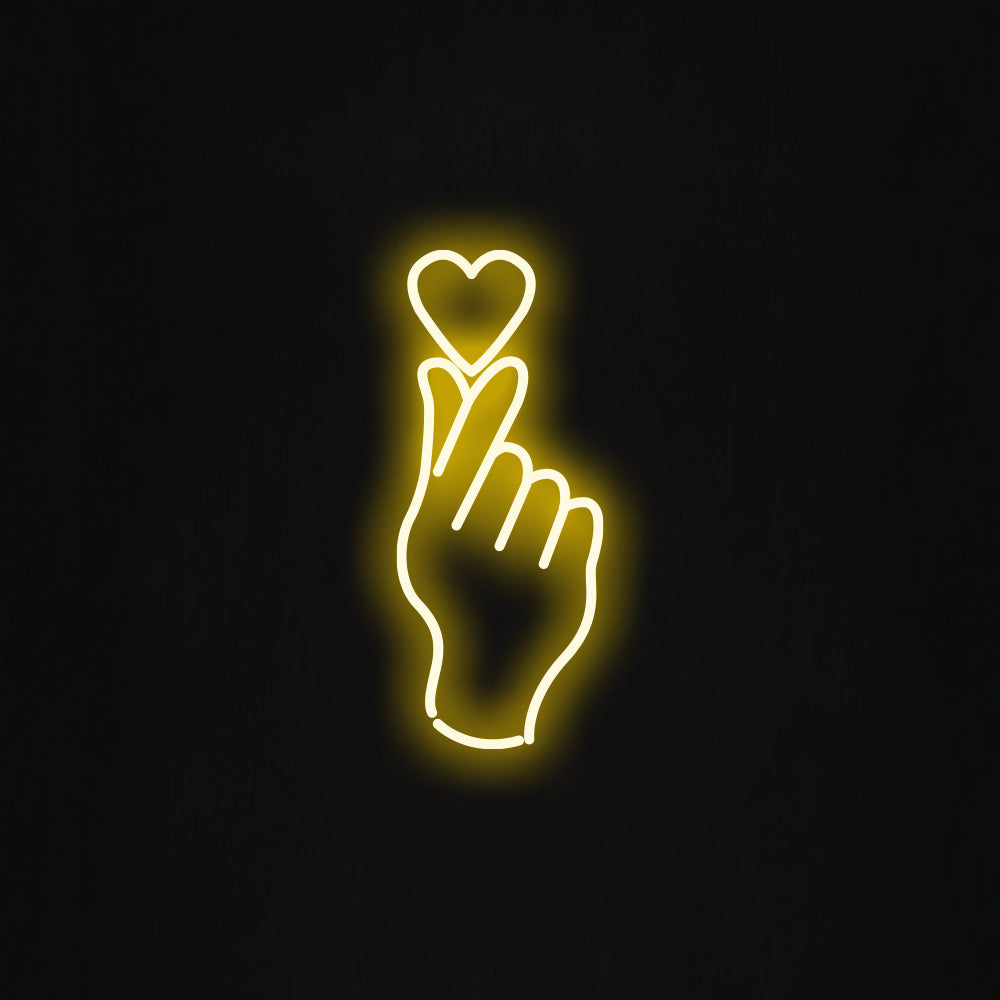 Hand And Heart LED Neon Sign