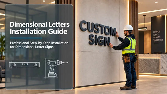Dimensional Letters Installation Guide