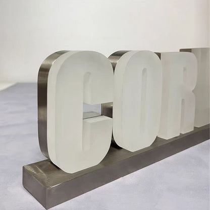 Custom 3D Frosted FaceLit letter sign — Storefront Advertising & Signage Production