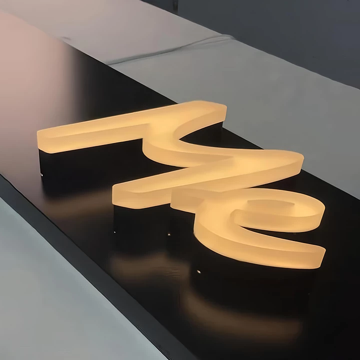 Custom 3D Frosted FaceLit letter sign — Storefront Advertising & Signage Production