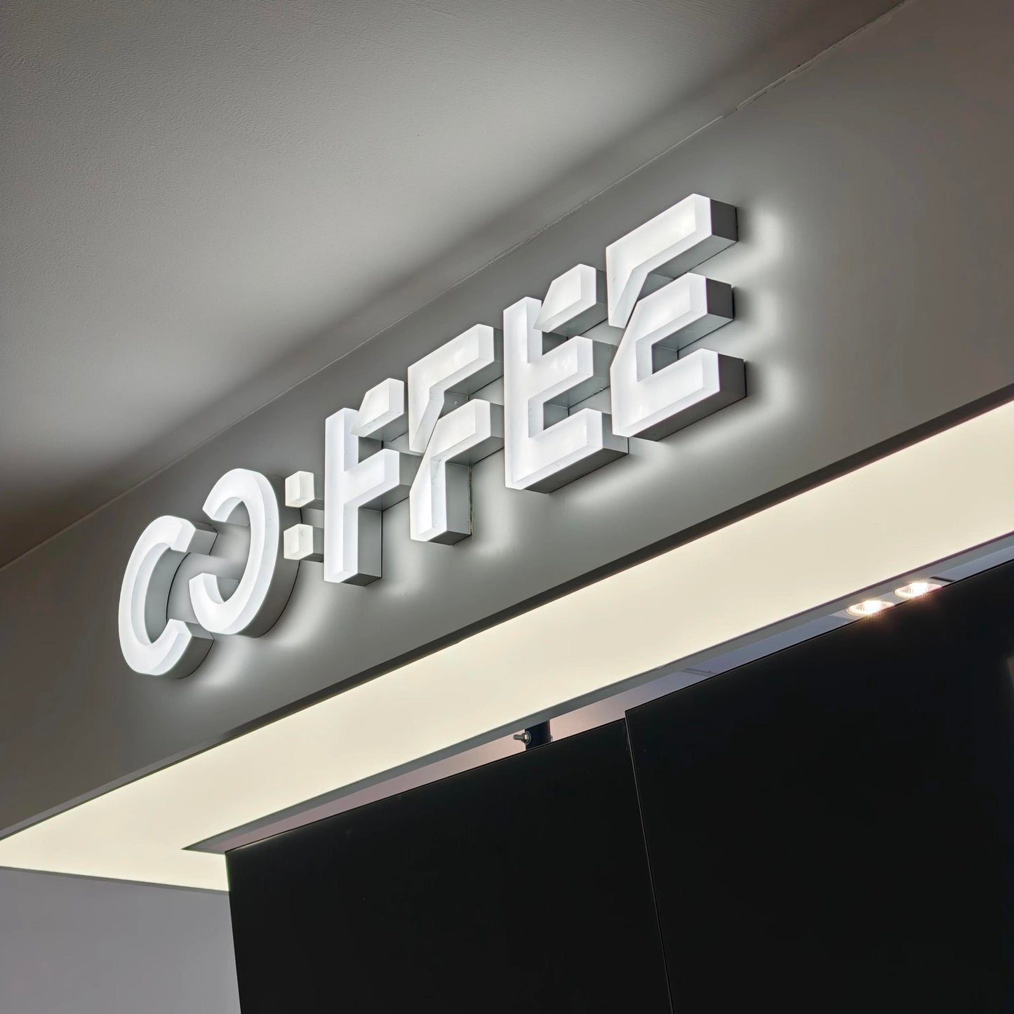 Custom 3D Frosted FaceLit letter sign — Storefront Advertising & Signage Production