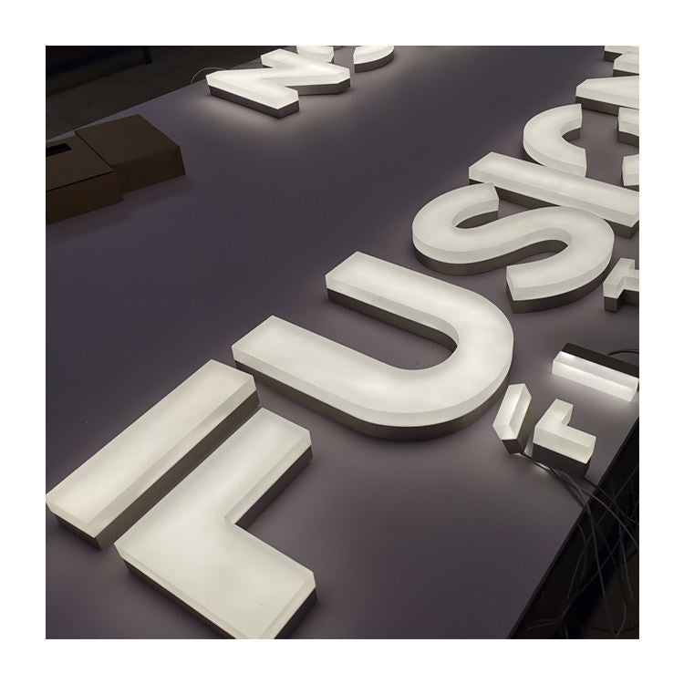 Custom 3D Frosted FaceLit letter sign — Storefront Advertising & Signage Production