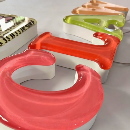 Custom 3D Jelly FaceLit letter sign —  Ideal for Coffee Shops, Restaurants, Beauty Salons, Corporate Businesses, and More