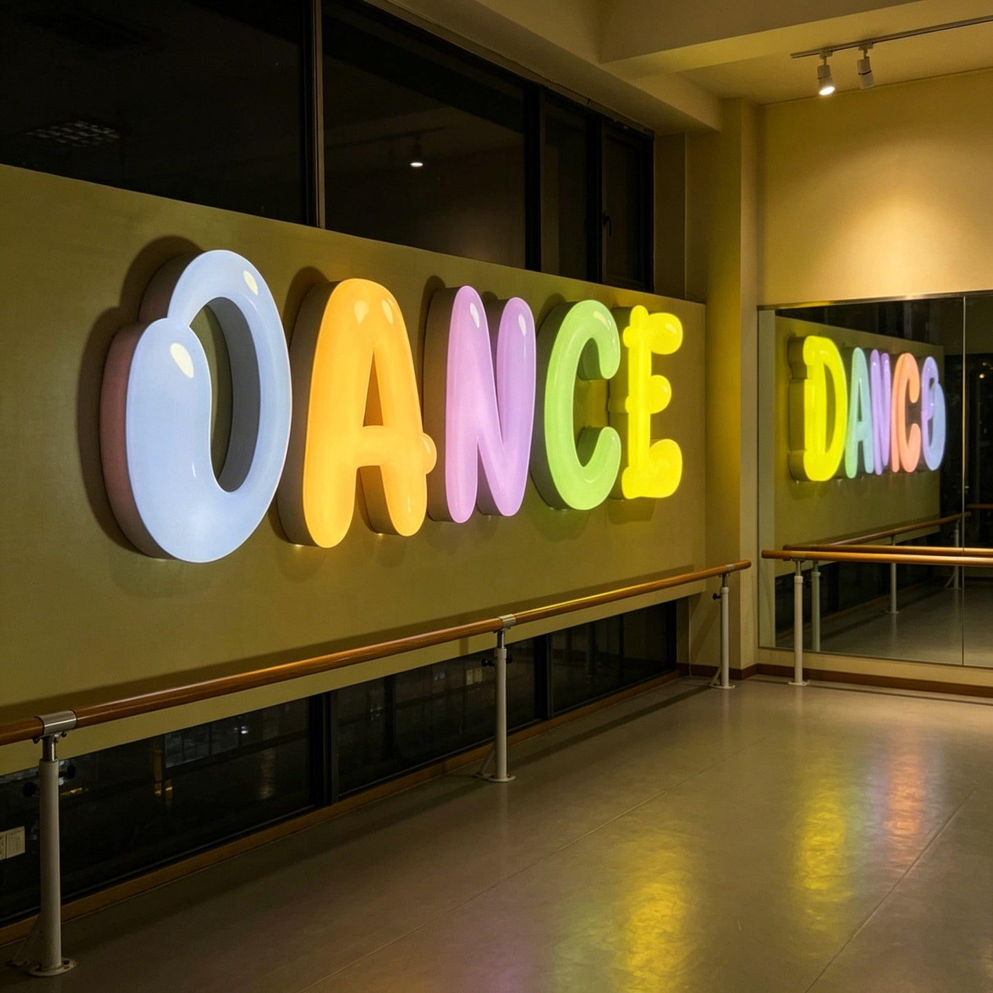 Custom 3D Jelly FaceLit letter sign —  Ideal for Coffee Shops, Restaurants, Beauty Salons, Corporate Businesses, and More