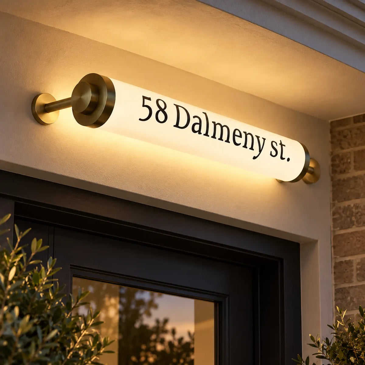 Custom Cylindrical LED Light Box Sign – Personalized Logo & Text