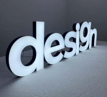 Trimless Face Lit Channel Letters are ideal for modern storefronts, retail shops, restaurants, cafés, salons, boutiques, hotels, offices, shopping centers, showrooms, gyms, clinics.