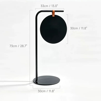 Custom Round Hanging Sign with Stand – Freestanding Logo Sign for Shops & Cafes