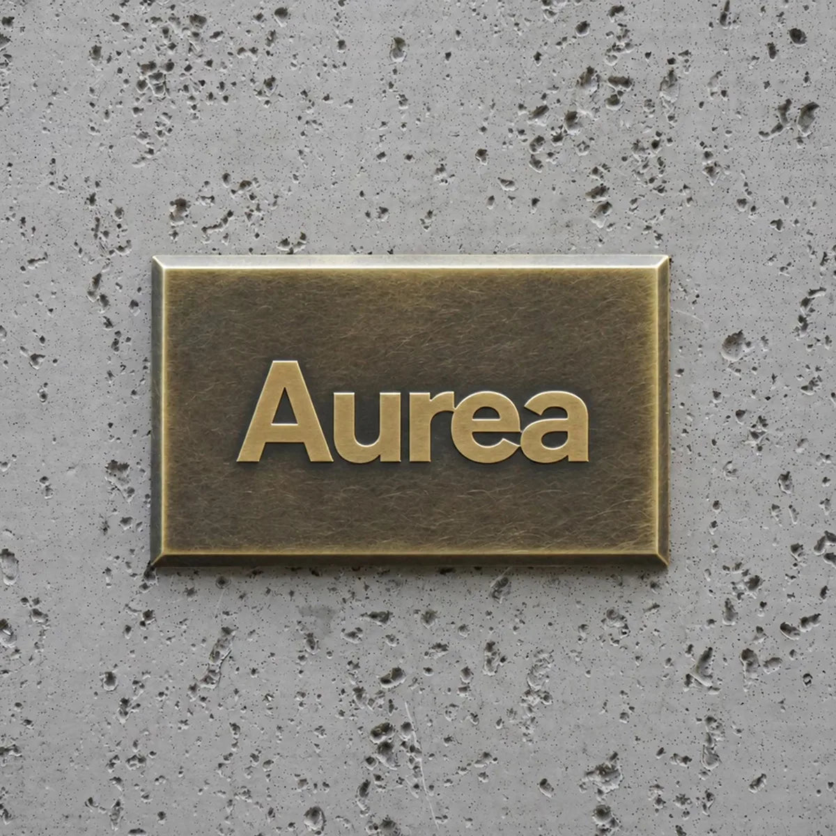 Custom Solid Brass Plaque, Personalized Engraved Nameplate, House Number & Address Sign