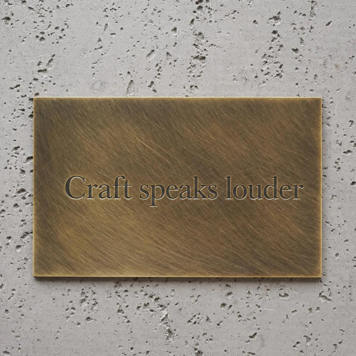 Custom Solid Brass Plaque, Personalized Engraved Nameplate, House Number & Address Sign