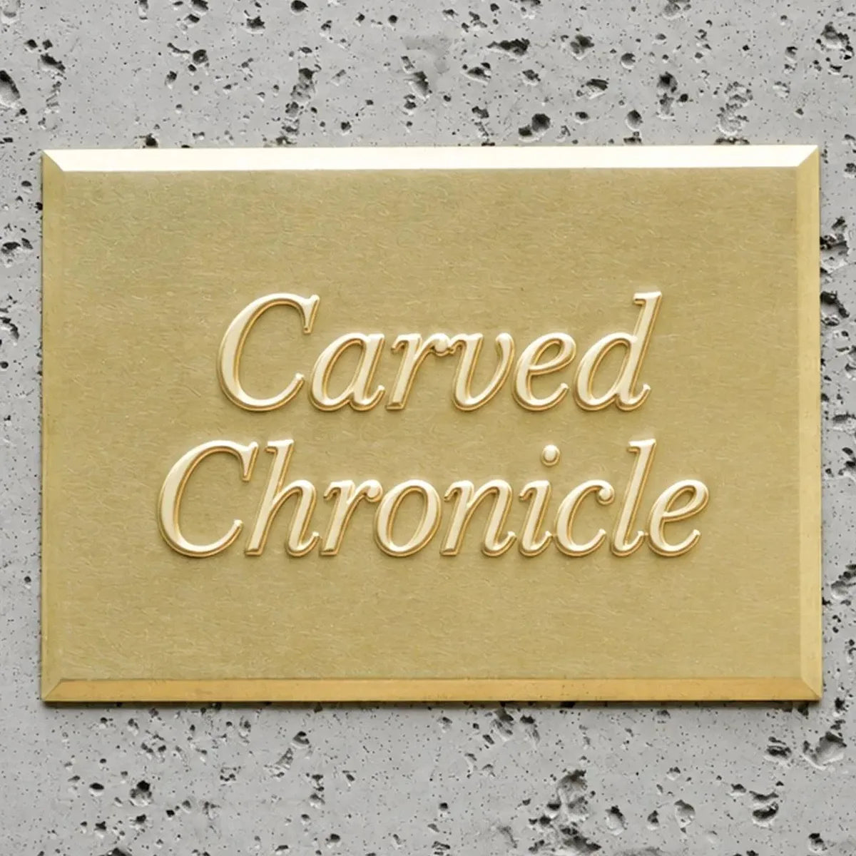Custom Solid Brass Plaque, Personalized Engraved Nameplate, House Number & Address Sign