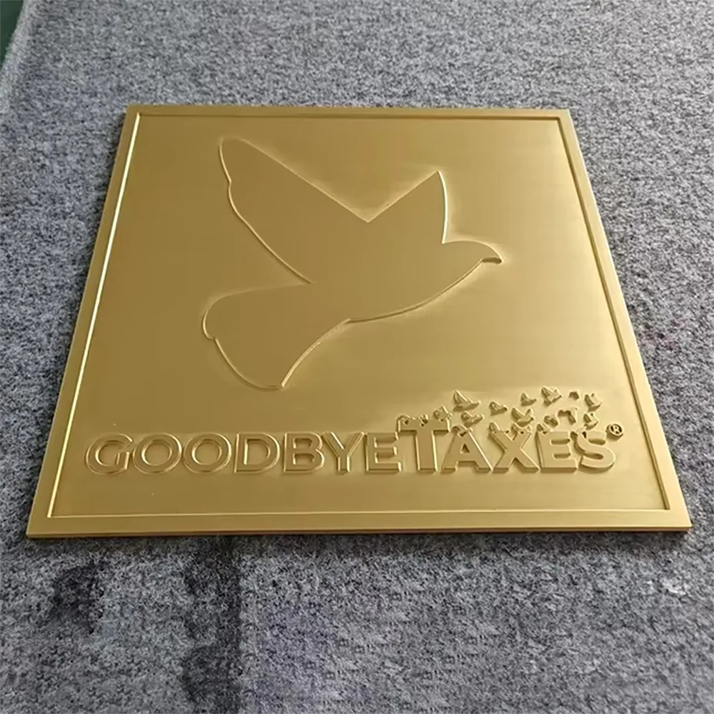 Custom Brass Plaque, Family Name Plaque, Personalized House Sign, Established Date Plaque, Memorial Plaque