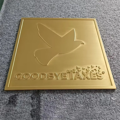 Custom Brass Plaque, Family Name Plaque, Personalized House Sign, Established Date Plaque, Memorial Plaque