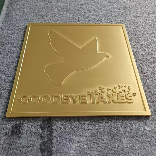 Custom Brass Plaque, Family Name Plaque, Personalized House Sign, Established Date Plaque, Memorial Plaque