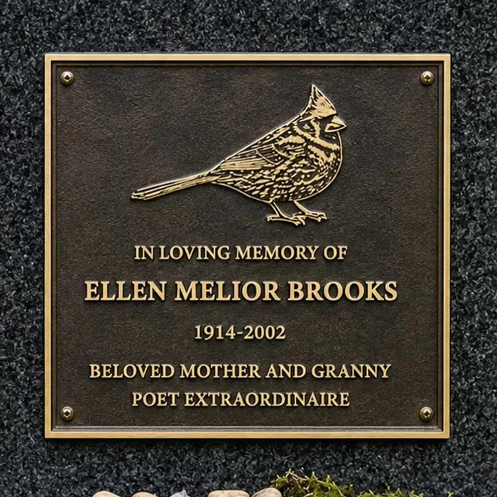 Custom Brass Plaque, Family Name Plaque, Personalized House Sign, Established Date Plaque, Memorial Plaque