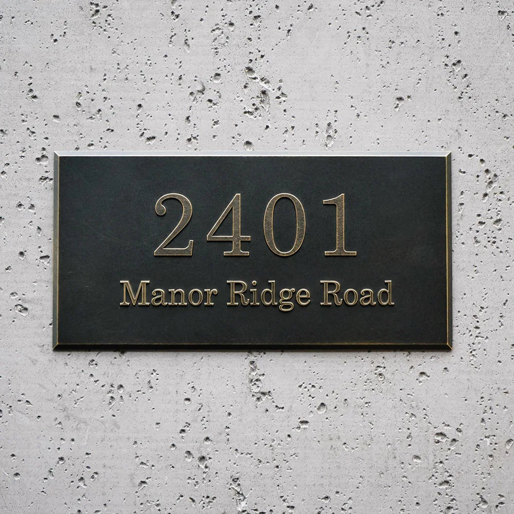 Custom Solid Brass Plaque