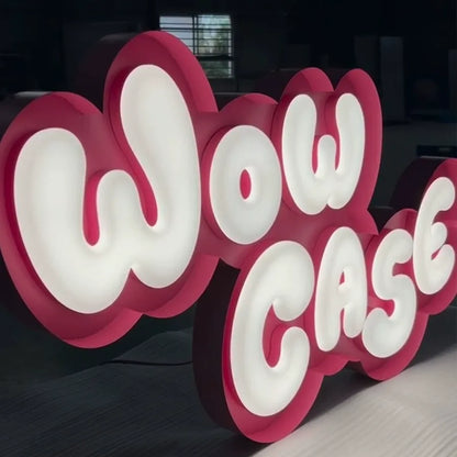 Custom 3D Jelly FaceLit letter sign —  Ideal for Coffee Shops, Restaurants, Beauty Salons, Corporate Businesses, and More