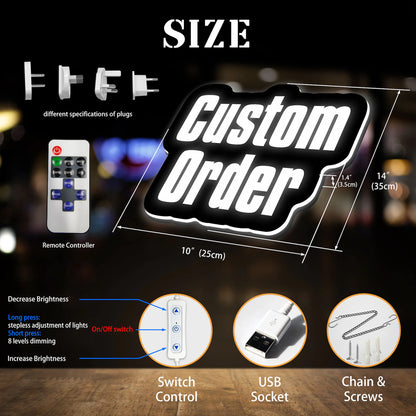 Custom 3D-Printed Lightboxes—Ideal for Game Rooms, Bedrooms, Commercial Customization, and More