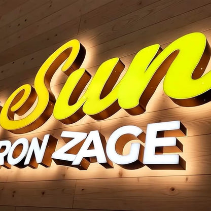 Trimless Face & Backlit Channel Letter Signs are ideal signage solutions for ,shopping malls, restaurants, cafés, salons, hotels, offices,  barsand high-end commercial buildings.