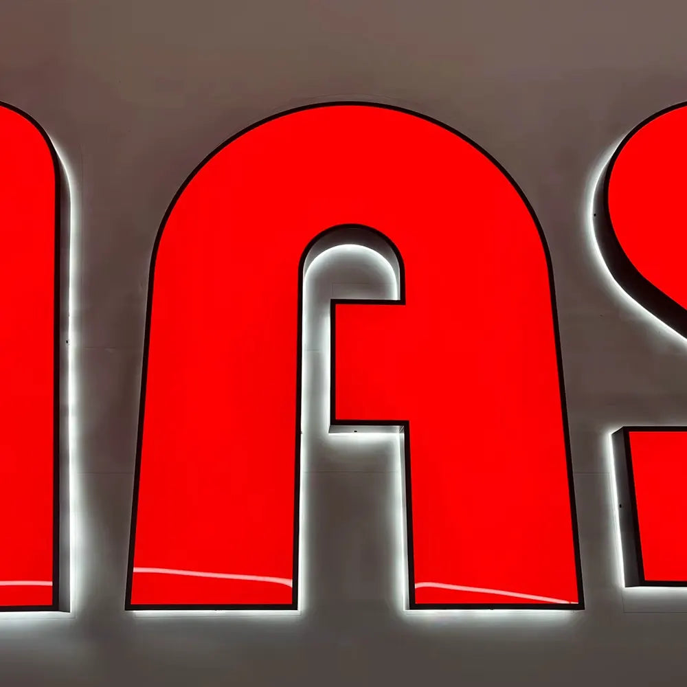 Trim Cap Face Lit Channel Letters Signs for Storefronts, Retail Shops, Restaurants, Cafés, Salons, Offices, and Shopping Centers.