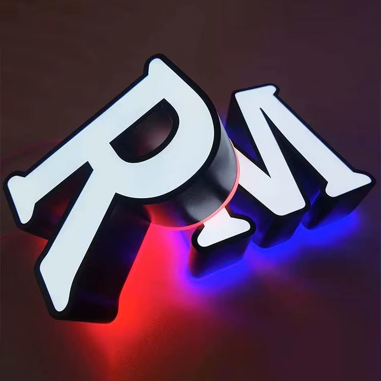 Face & Backlit Channel Letter Sign with Stainless Steel Trim is ideal for storefronts, retail shops, restaurants, cafés, salons, boutiques, hotels, offices,  showrooms, gyms,and commercial buildings.