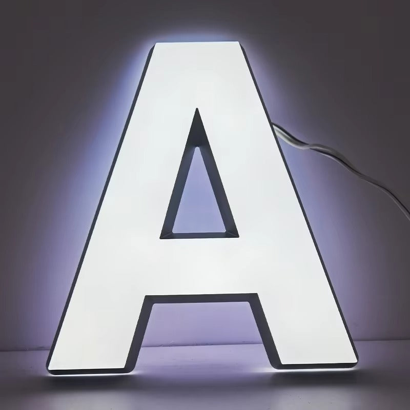 Acrylic Mini Channel Letters sign – Custom LED Illuminated Sign for Storefronts, Retail Shops, Salons & Indoor Business Branding